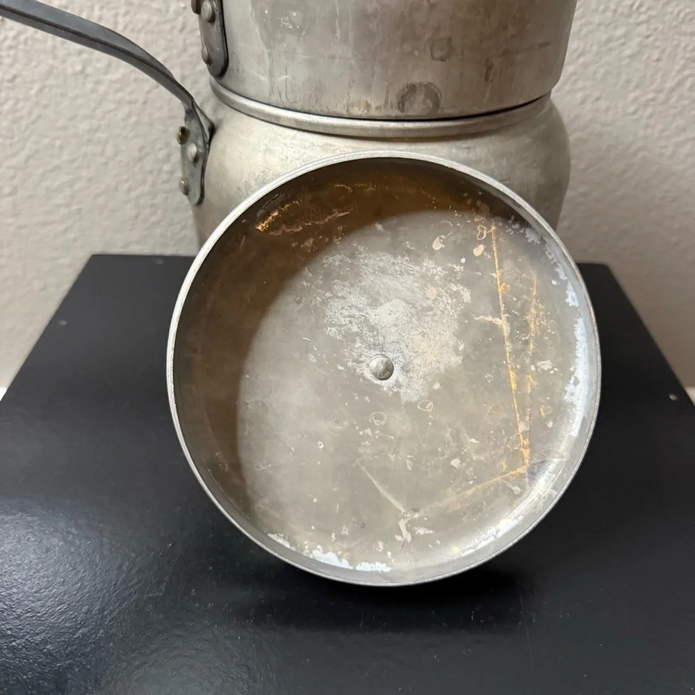 Vintage Comet made in the USA aluminum double boiler